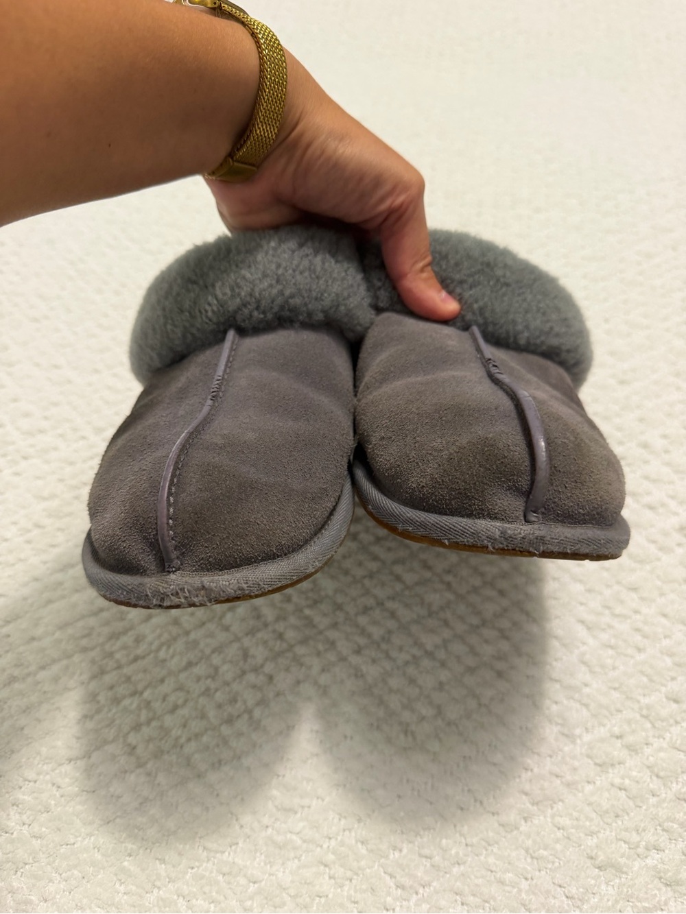 Ugg Scuffette II Regenerate Gray Slippers Women’s Size 9 - Picture 4 of 10